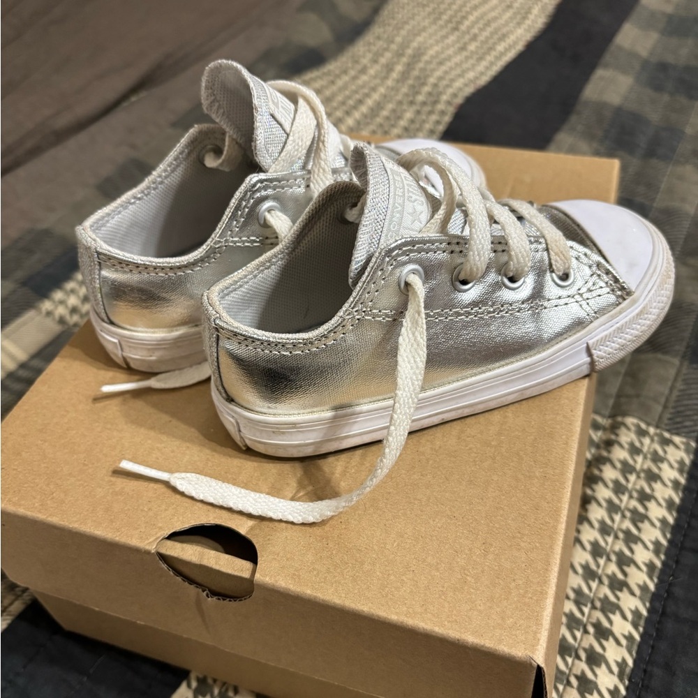 Kids Silver Sneakers
